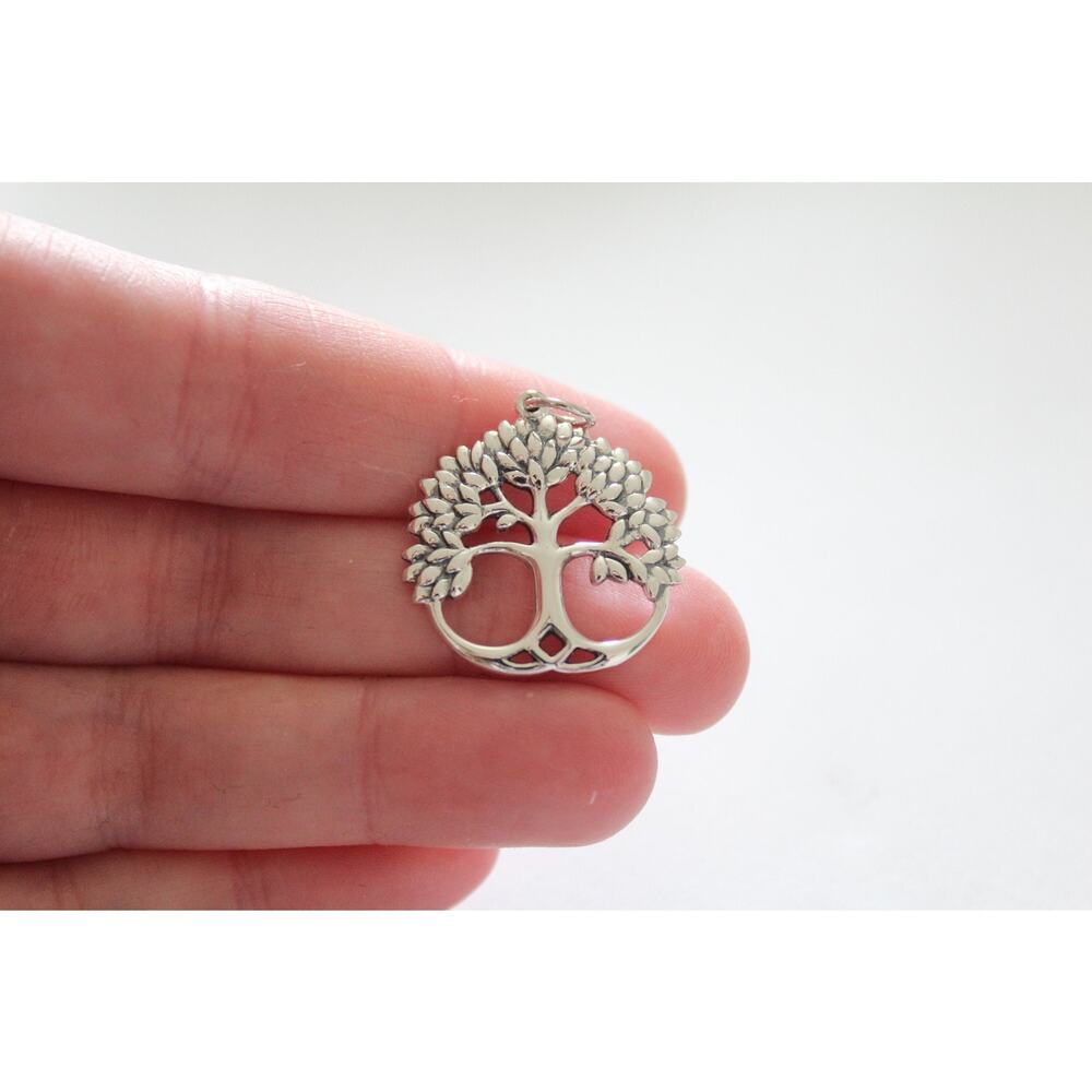 Sterling Silver Tree Pendant, Silver Tree Pendant, Openwork Tree Pendant